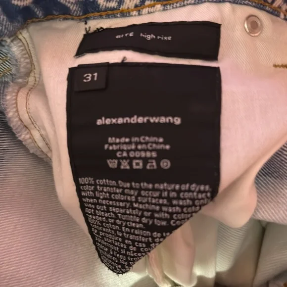 Authentic excellent Alexander wang shorts size 31 only worn for a few hours - Picture 2 of 6